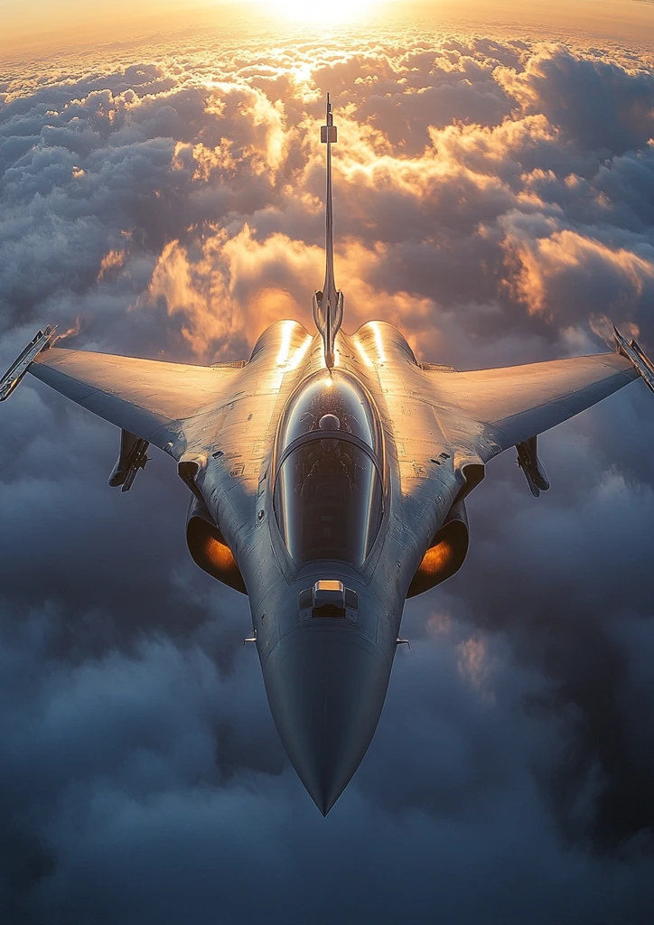 双发拉法尔战机飞翔