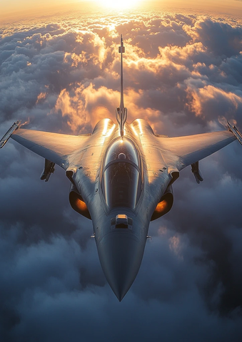 双发拉法尔战机飞翔