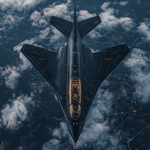 军事飞机内部战斗图