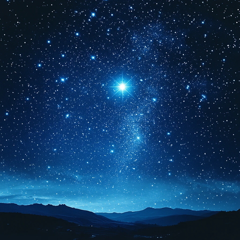 星空中的一颗星