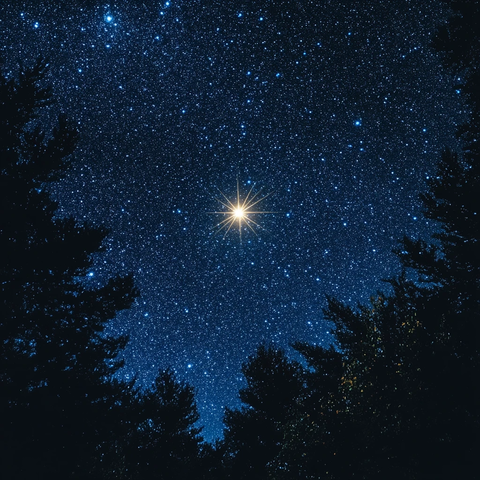 星空中的一颗星