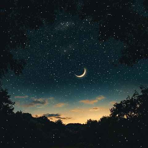 星空月夜