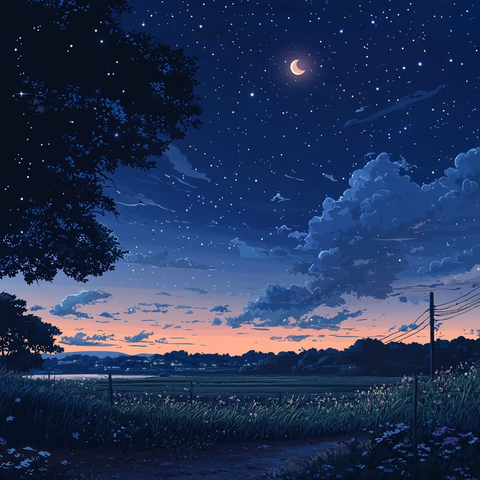 星空月夜