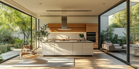 现代厨房整体效果