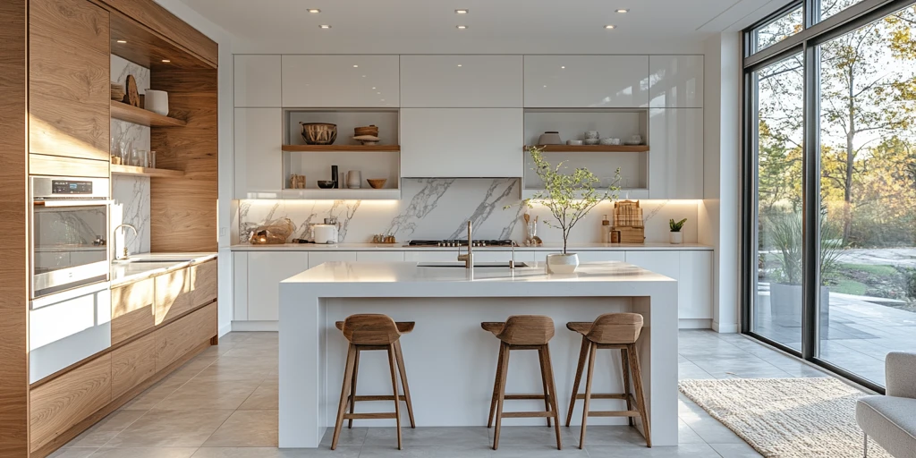 现代厨房整体效果