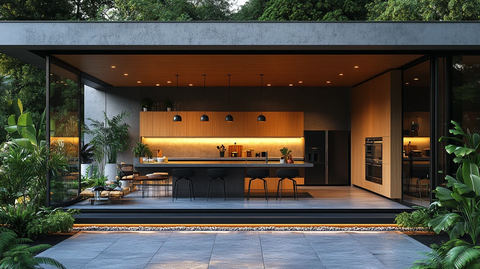 开放式厨房岛台灯饰