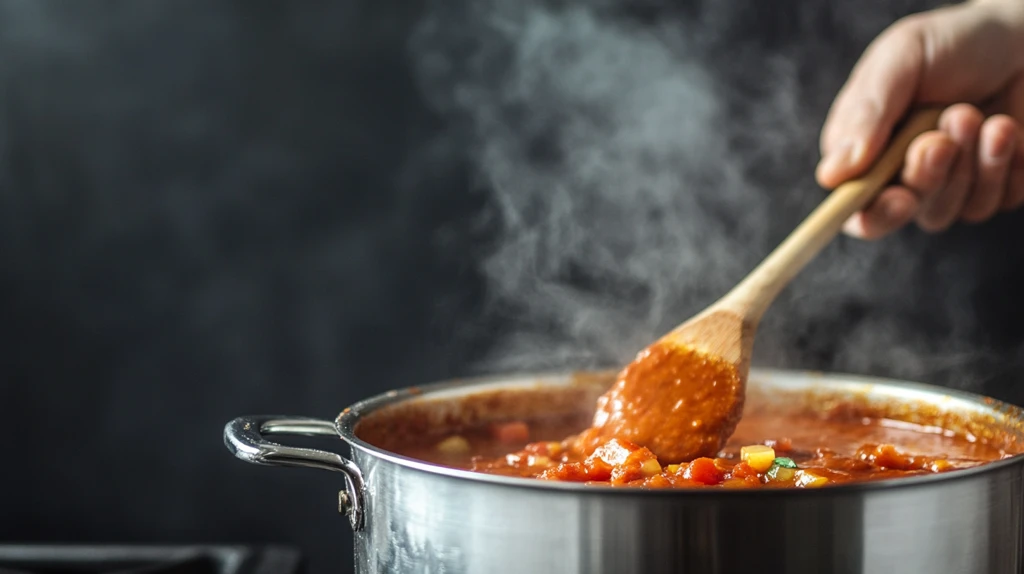 香料酱汁慢煮过程