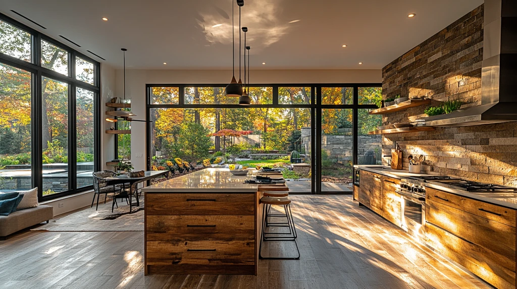 定制豪华开放式厨房