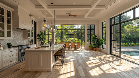 定制豪华开放式厨房