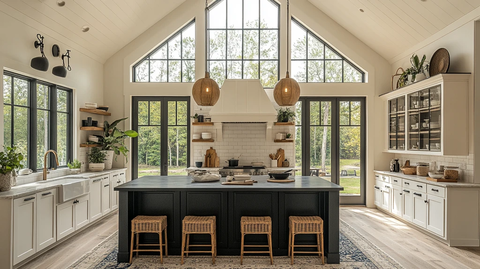 黑岛白橱木地板