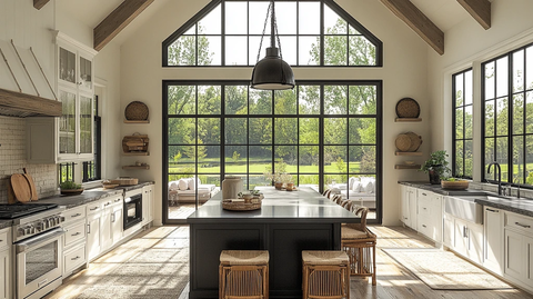 黑岛白橱木地板