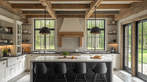 黑白家具厨房照