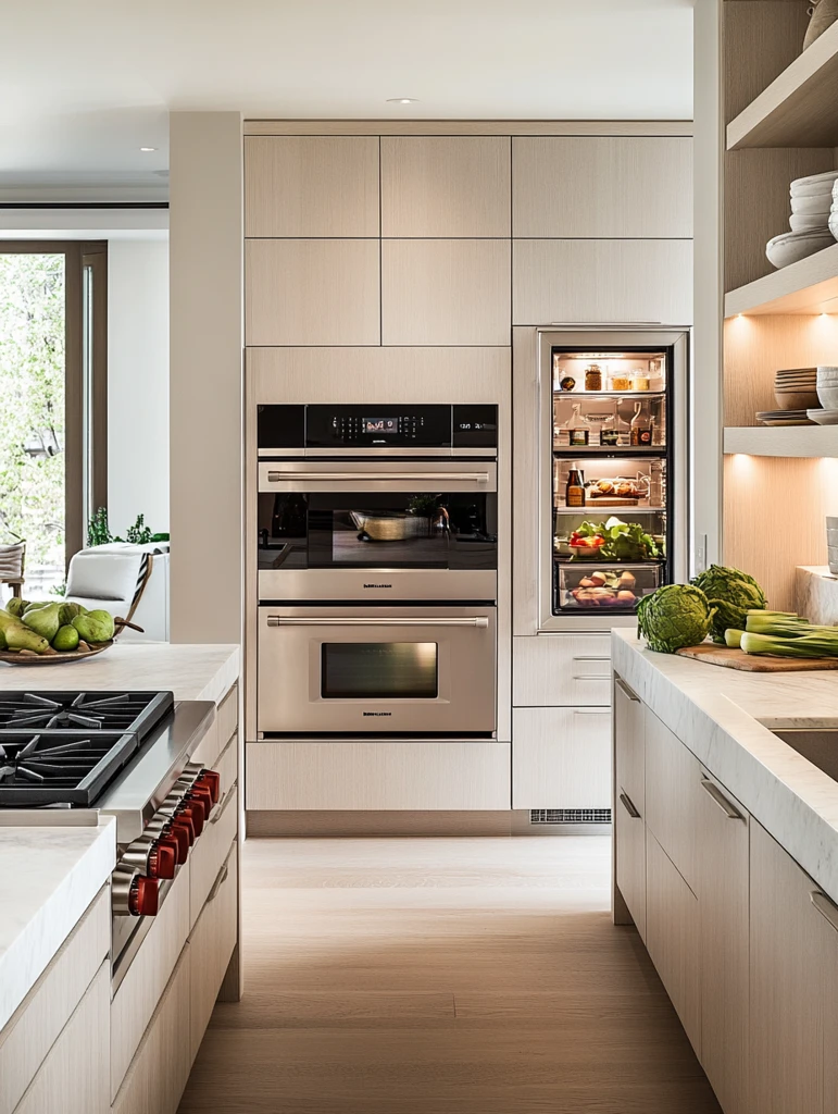 现代厨房内置电器