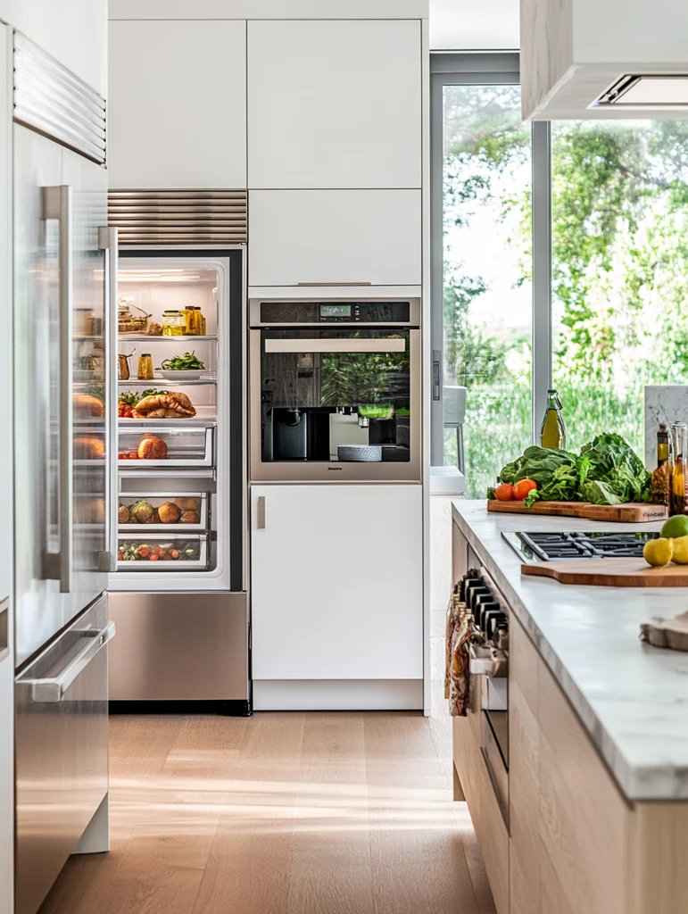 现代厨房内置电器