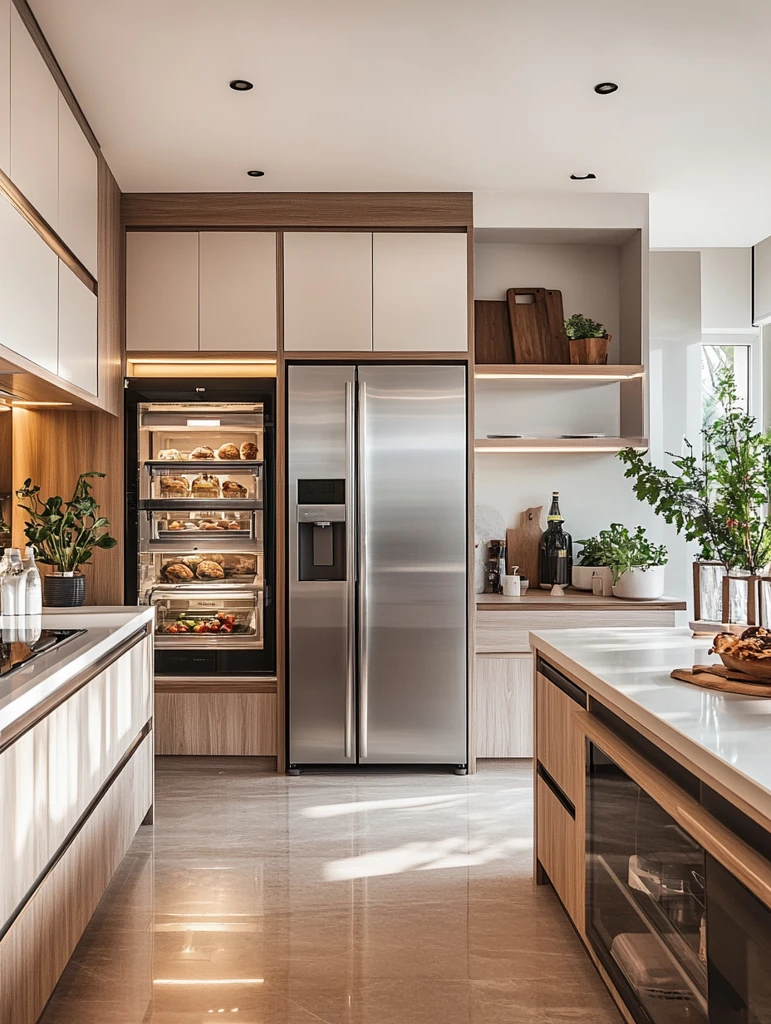 现代厨房内置电器