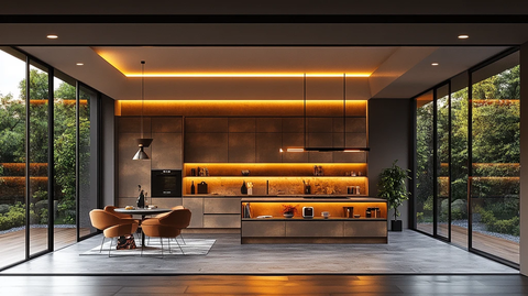 简约吊灯现代厨房