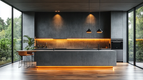 简约吊灯现代厨房