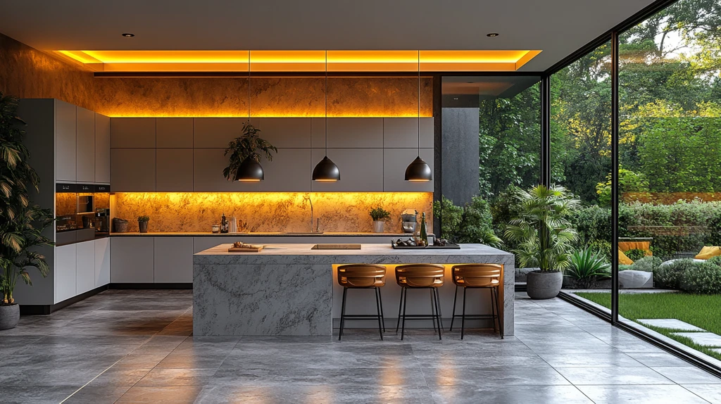 现代简约厨房设计