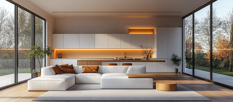 白色木质简约厨房