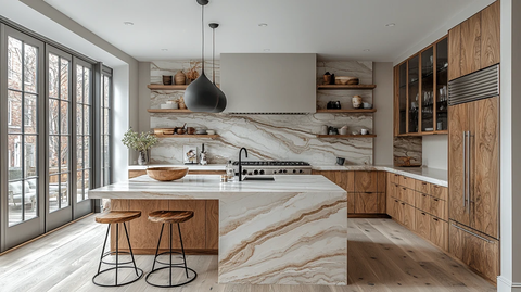 木石结合厨房设计