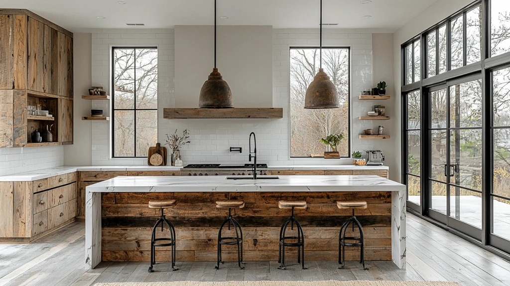 木石结合厨房设计