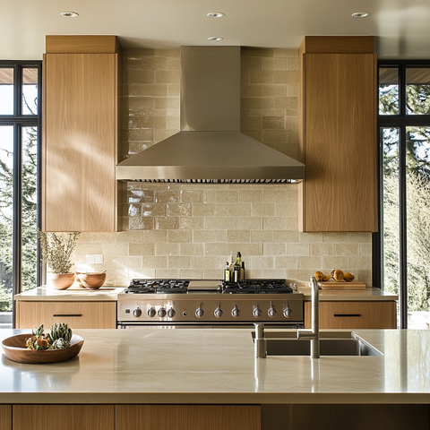 大尺寸瓷砖厨房