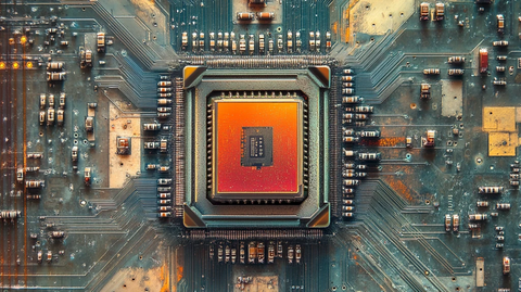 微芯片发光效果