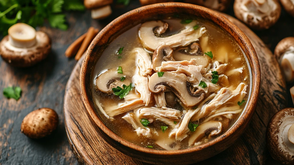 蘑菇汤图片