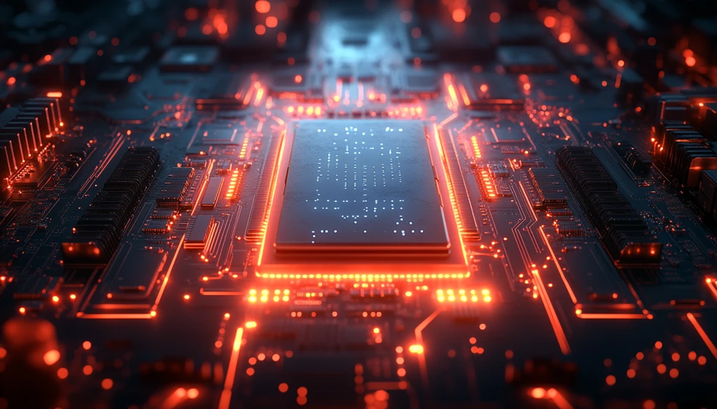 蓝色处理器渲染图