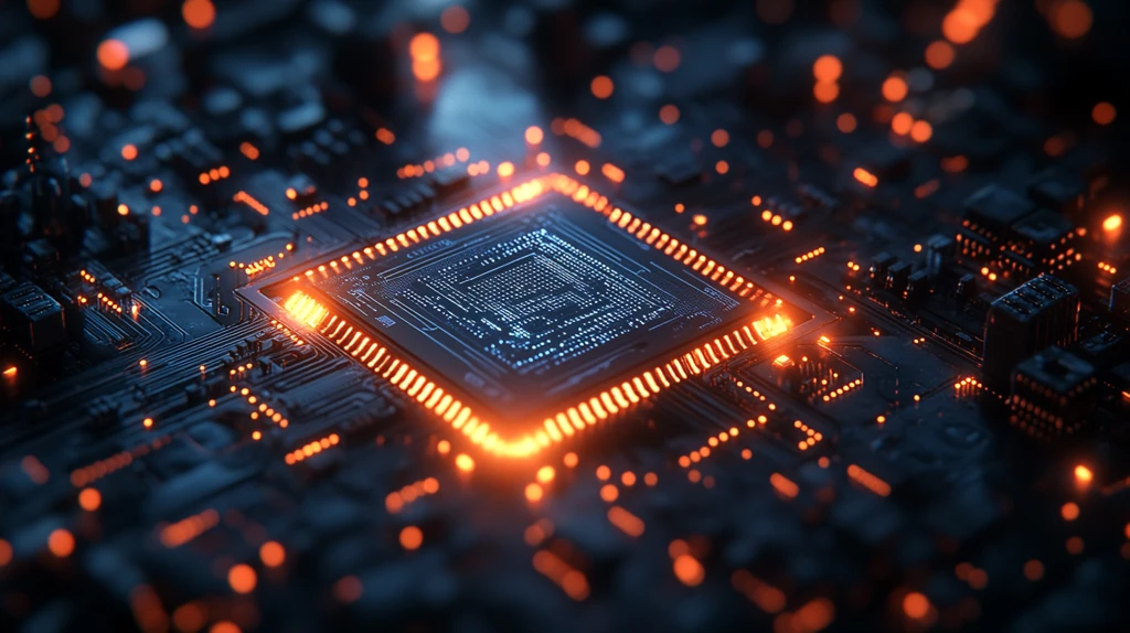 数字芯片与灯泡