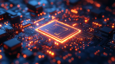 数字芯片与灯泡