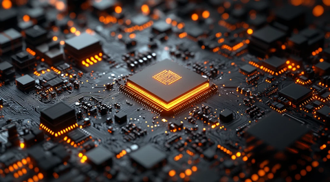 金色边缘芯片