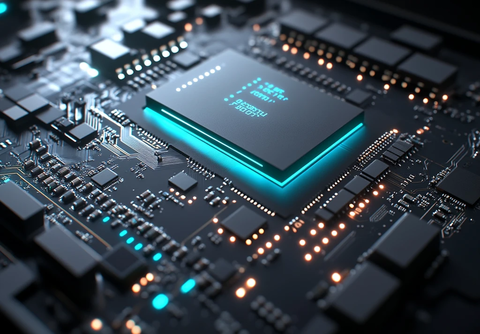 芯片核心特写