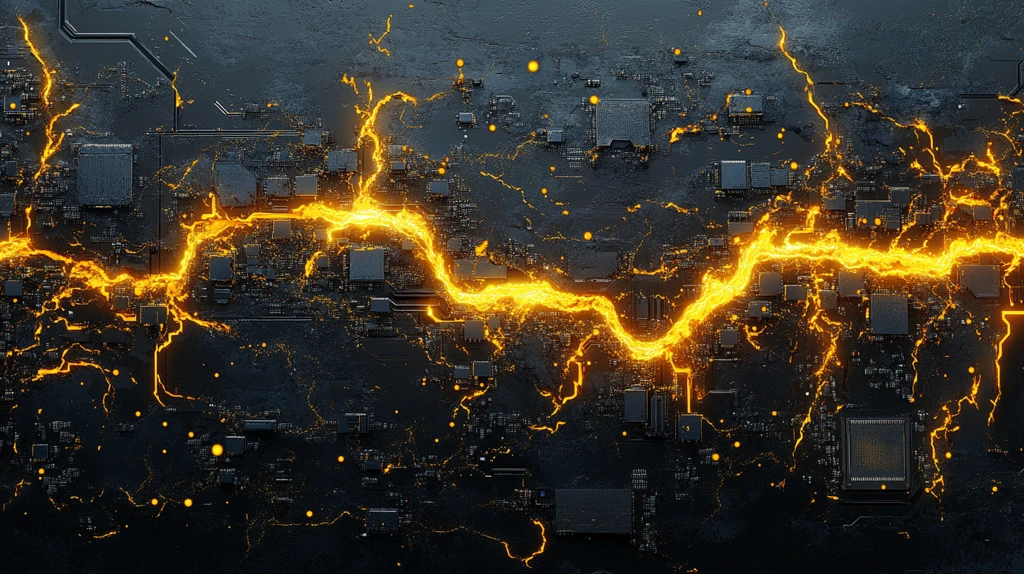 芯片闪电电路图