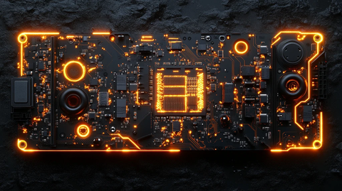 芯片闪电电路图