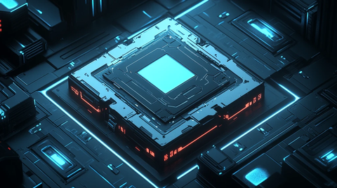 芯片与几何图形