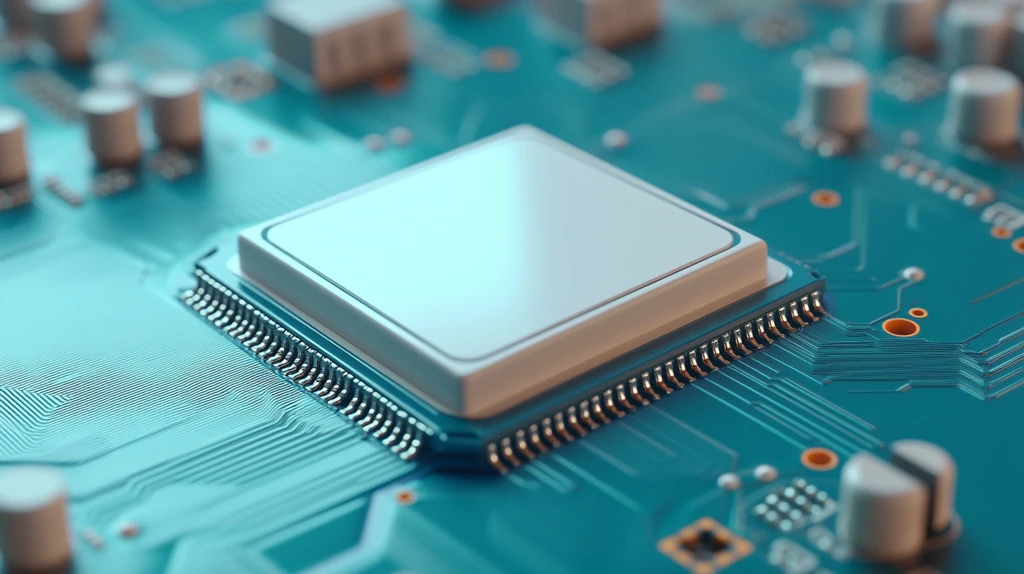 蓝色芯片电路板