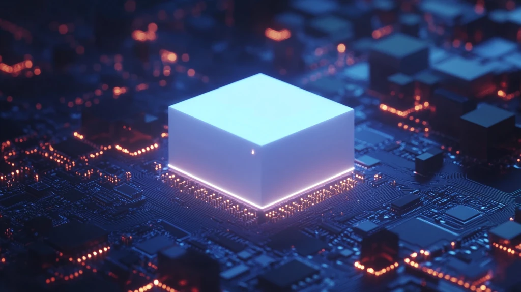 蓝色芯片电路板