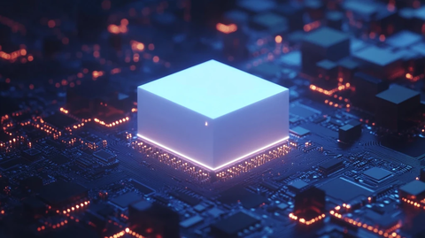 蓝色芯片电路板