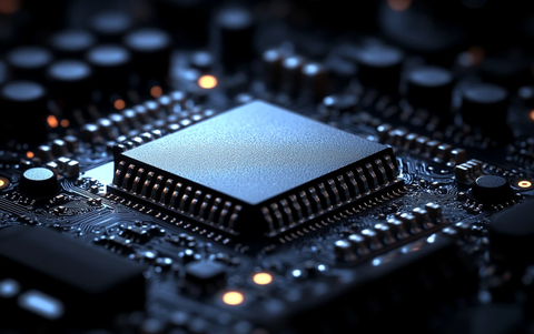 芯片电路板特写