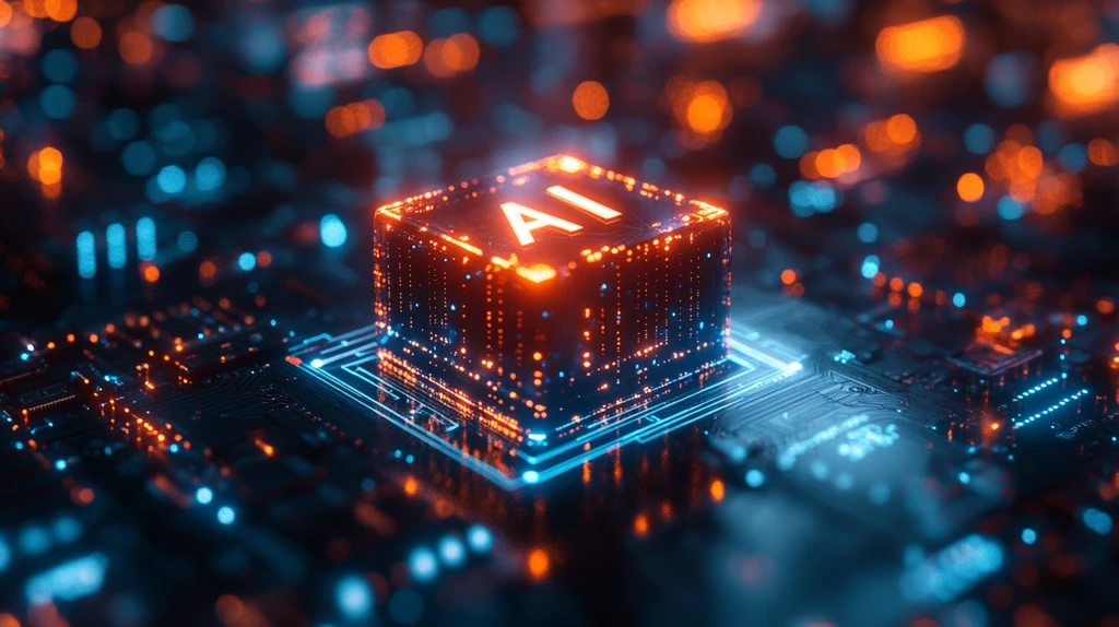 芯片上的全息文字