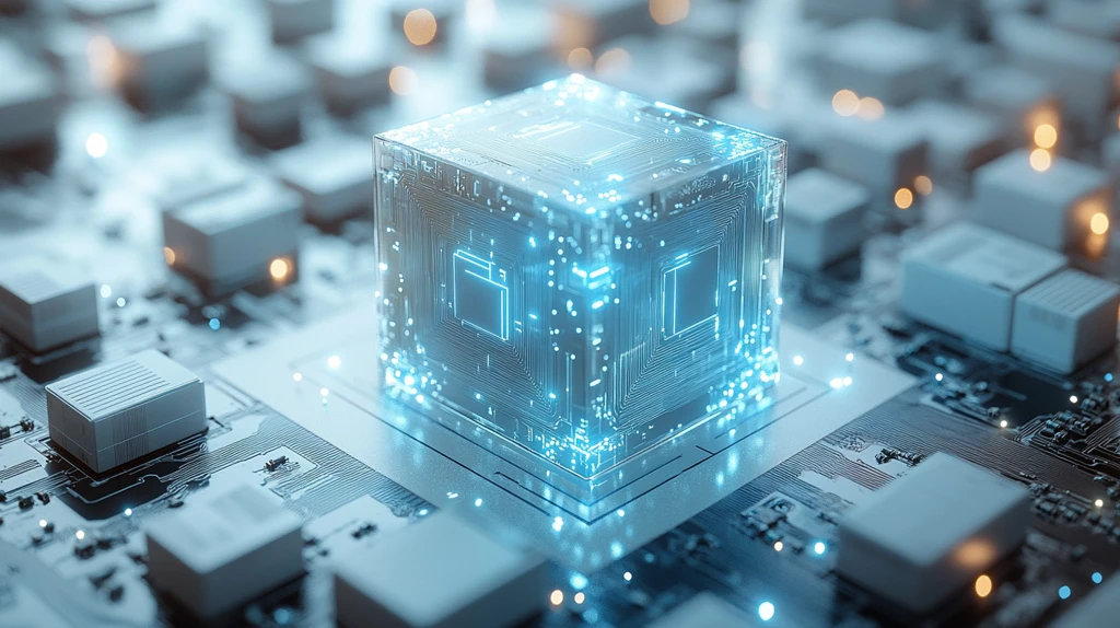 芯片核心与蓝光线路