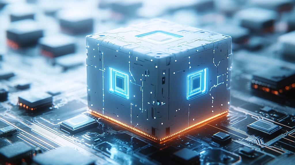 芯片核心与蓝光线路