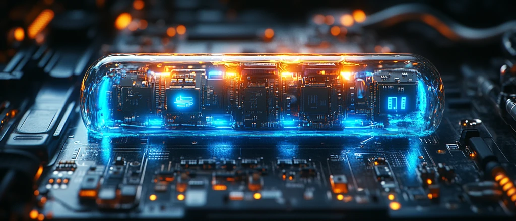 蓝色发光芯片电路