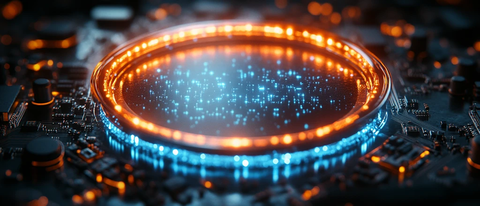 蓝色发光芯片电路