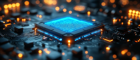 蓝色发光芯片电路