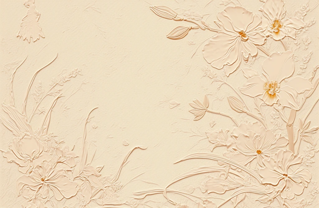 粉色花卉邀请卡