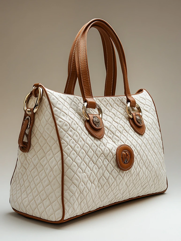 简约刺绣帆布包