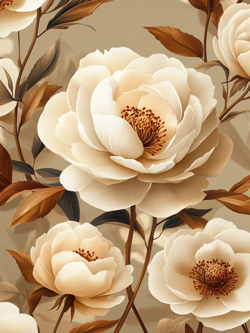 简约花朵刺绣托特包