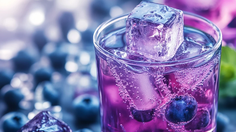 蓝莓气泡水